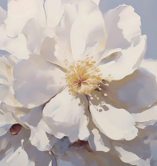 Картина на холсте WHITE FLOWERS арт. 8257010