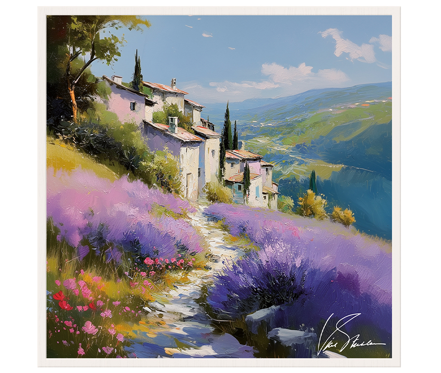 Картина на холсте в раме LAVANDA арт.8233117