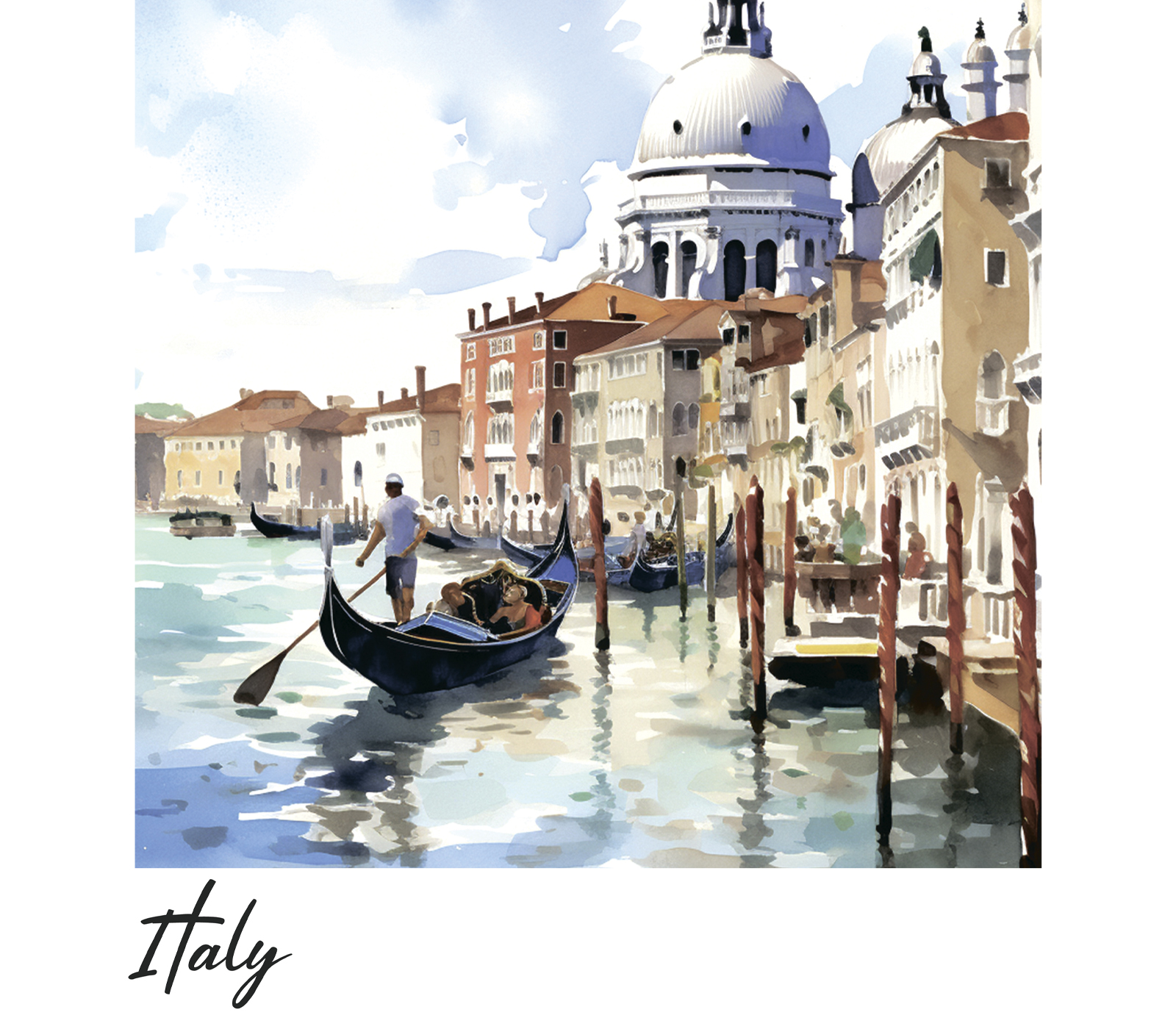 Картина на холсте ITALY арт.8245016