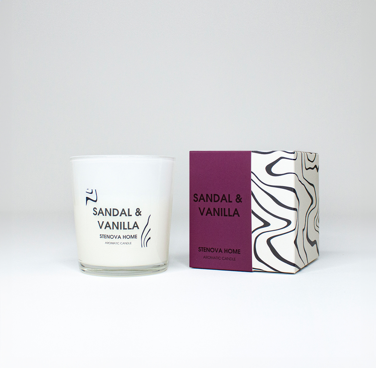 Свеча ароматическая SANDAL & VANILLA - фото 3