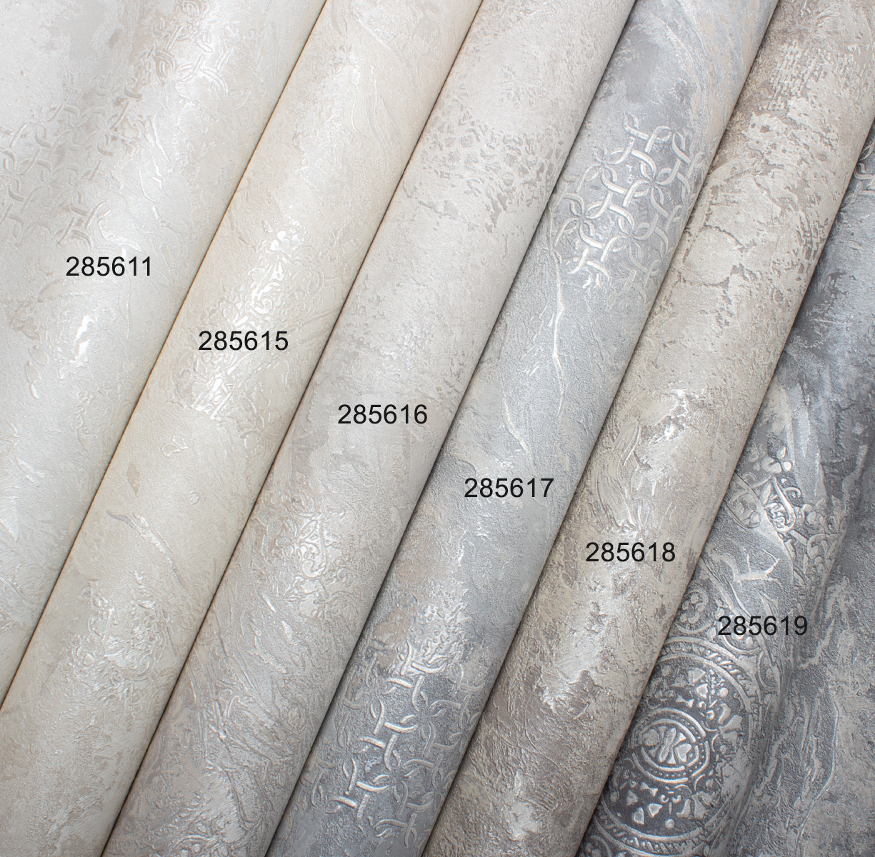 Обои из коллекции Мотив FRESCO 285611, цвет: Белый Молочный, размер 1. ...