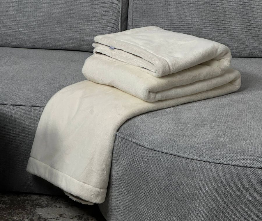 Покрывало меховое стеганое MILKY SHAKE