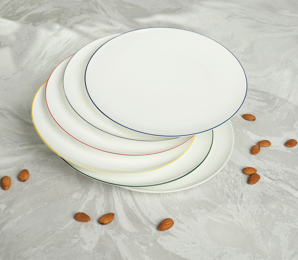 61302117 Набор тарелок обеденных Symbol 25см, 6шт. микс цвета, фарфор.jpg