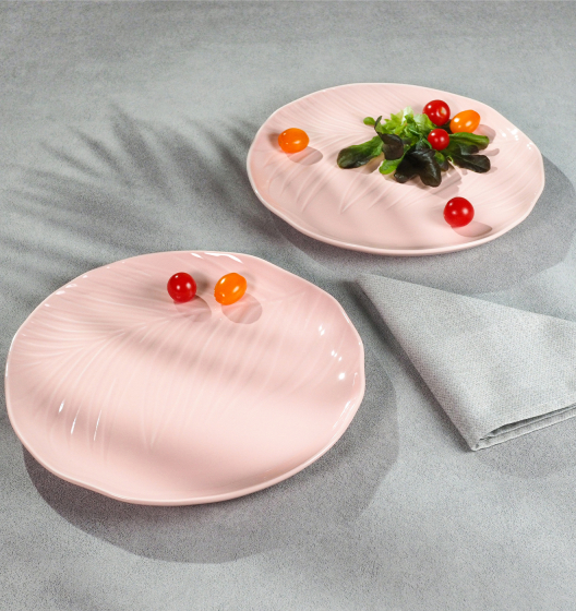 Набор тарелок обеденных BALI (розовый)
