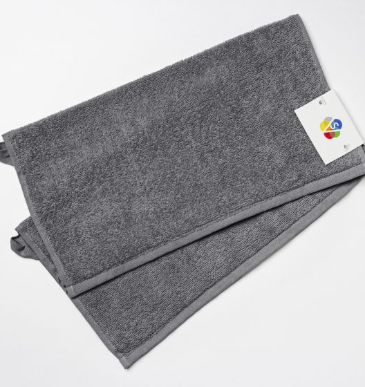 Набор полотенец махровых IDEAL (графитовый, 2 шт)