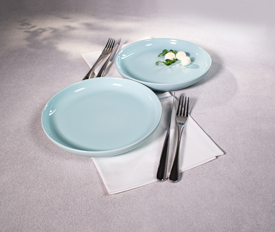 Набор тарелок обеденных PATIO (голубой)