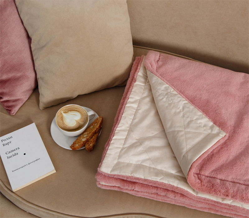 Плед меховой PINK NECTAR