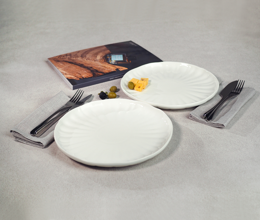Набор тарелок обеденных LOTUS (белый)
